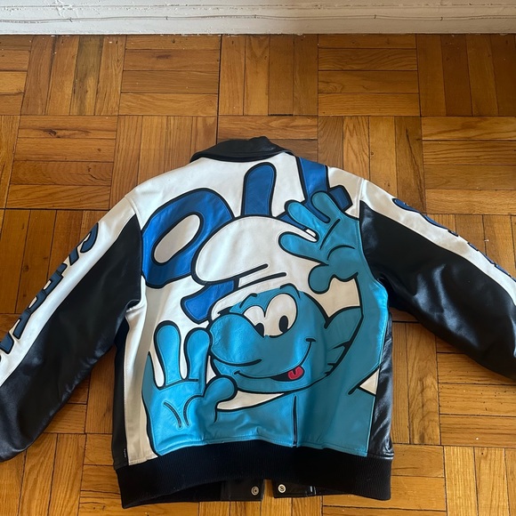 Supreme Other - Supreme smurfs varsity jacket black medium